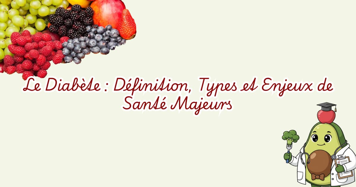 Le Diabète : Définition, Types et Enjeux de Santé Majeurs