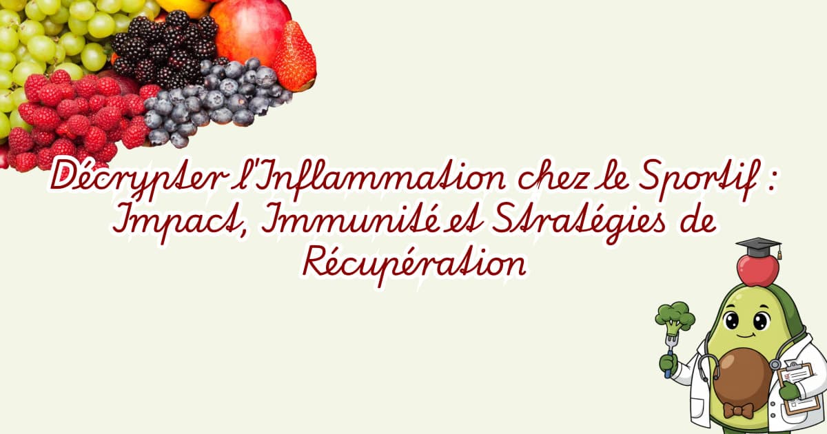 Décrypter l'Inflammation chez le Sportif : Impact, Immunité et Stratégies de Récupération